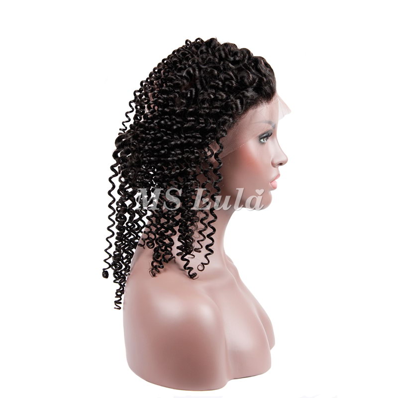 Virgin Hair Kinky Curly 360 Lace Frontal Closure 13.5x4x2 With Adjustable Strap - 图片 3